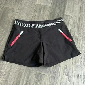 SLAZENGER |  Vintage Black Golf Sport Shorts
